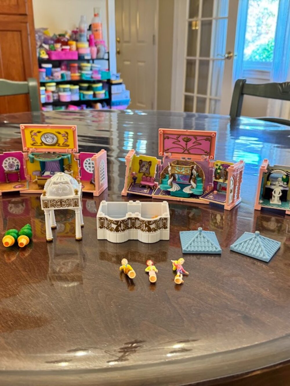 Vintage Bluebird Polly Pocket 1999 Dream Builders Deluxe Mansion-Not Complete